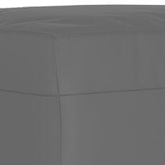 Vidaxl Stolček za noge temno siv 70x55x41 cm tkanina iz mikrovlaken