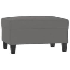 Vidaxl Stolček za noge temno siv 70x55x41 cm tkanina iz mikrovlaken