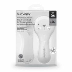 Suavinex Set glavnika / krtače Suavinex Bela (2 Kosi)