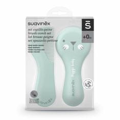 Suavinex Set glavnika / krtače Suavinex Hygge Baby Zelena 2 kosov (2 Kosi)