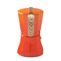 Oroley Italijanski Kuhalnik za Kavo Oroley Petra 6 Skodelice Oranžna Aluminij