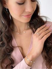 Preciosa Romantična ogrlica z rečnimi biseri in srčkom Pearl Passion 6156 01