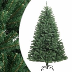 Vidaxl Umetna novoletna jelka s stojalom zelena 180 cm