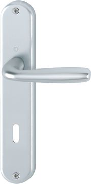 Hoppe Maribor 1766/3022P OB F1 kljuka s ščitom, aluminij