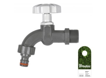 Bradas pipa 1/2" navoj za hitro spenjanje WHITE LINE