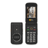 M8 (4G) DS odporni preklopni telefon na tipke, črn