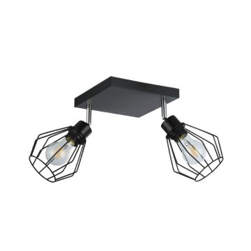 master LED Stenska svetilka 2xE27 za LED IP20 OTTO črna