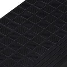 Vidaxl Podloge za stopnice 10 kosov 25x75 cm guma