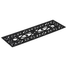 Vidaxl Podloge za stopnice 10 kosov 25x75 cm guma