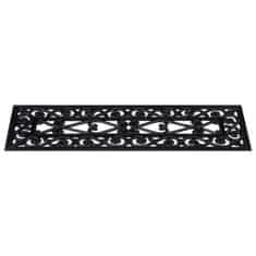 Vidaxl Podloge za stopnice 10 kosov 25x75 cm guma