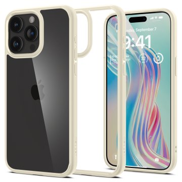 Spigen Ula Hybrid, mute beige - iPhone 15 Pro Max