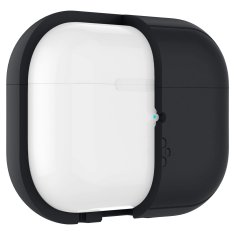 Spigen Case Silicone Fit Black + Sap Phantom Green - AirPods Pro (2nd Gen)