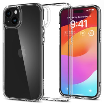 Spigen Ula Hybrid, crystal clear - iPhone 15 Plus