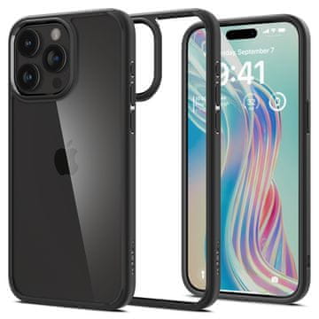 Spigen Ula Hybrid, matte black - iPhone 15 Pro Max