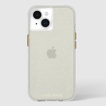 case-mate Sheer Crystal case, champagne gold - iPhone 15