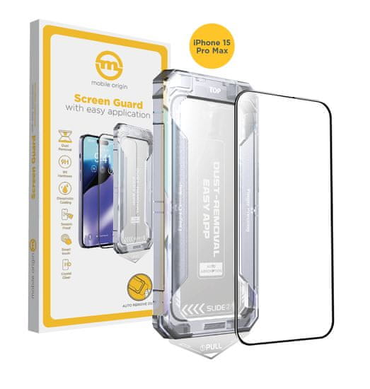 Mobile-origin Yellow Screen Guard iPhone 15 Pro Max with easy application