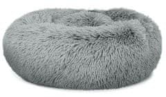 Ljubki dom Plišasta pasja postelja 40 cm svetlo siva
