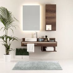 Ljubki dom Siva kopalniška podloga BATI 50x70 cm