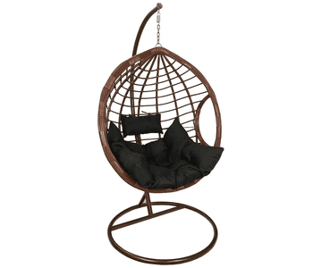 Ljubki dom Rjav viseči fotelj DOMINIKANA