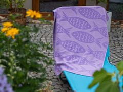 Ljubki dom Kopalna brisača RIBE vijolična