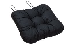 Ljubki dom Blazina za stol Soft črna