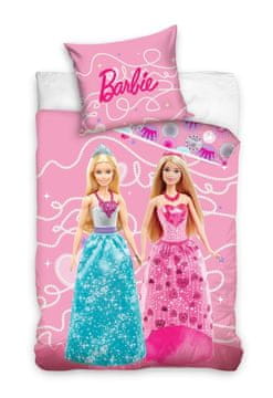 Ljubki dom Otroška posteljnina BARBIE roza