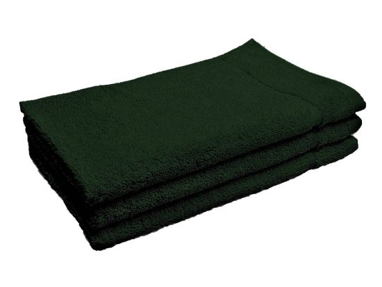 Ljubki dom Brisača Classic mala temno zelena 30x50 cm
