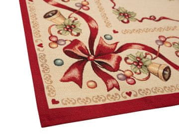 Ljubki dom Božični prt 90x90 cm Čarobnost Božiča