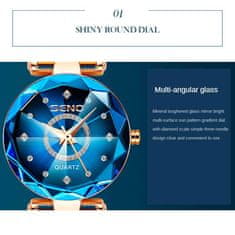 Netscroll Elegantna ženska ura, PremiumWatch, Modra