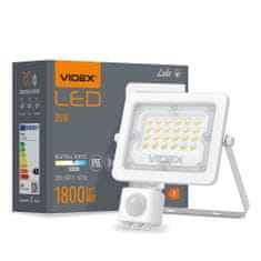 VIDEX Led reflektor LED-PIR-LUCA-20W-NW bel