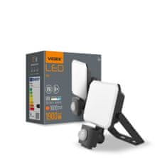 VIDEX Led reflektor s senzorjem LED-F3-PIR-20W črn