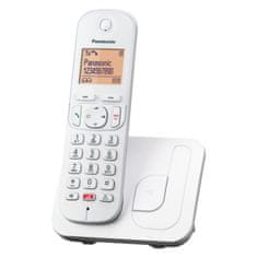 slomart brezžični telefon panasonic kx-tgc250spw bela