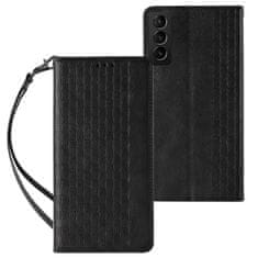 MG Magnet Strap knjižni ovitek za Samsung Galaxy S23 Ultra, črna