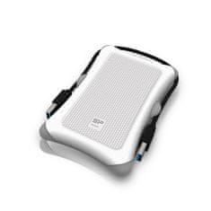 Silicon Power Zunanje trdo disk Silicon Power Armor A30, 2000 GB, bel, odporen na udarce, USB 3.2 Gen 1, 256-bit AES, večplatformska podpora, idealen za Mac in Windows.