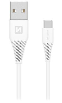 SWISSTEN podatkovni kabel Usb / Usb-C White 1,5 M (7Mm)