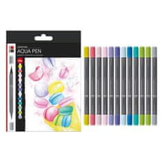 Marabu Graphix Akvarelni marker v pastelnih barvah 12 kosov