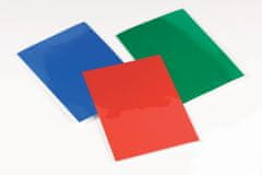 GBC Kartoni za hrbtno stran - A4, polirani, rdeči, 100 kosov