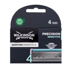 Wilkinson Sword Quattro Essential 4 Set nadomestne britvice 4 kos za moške