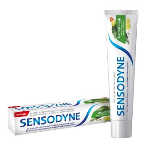 Sensodyne Herbal Fresh osvežilna zobna pasta za občutljive zobe