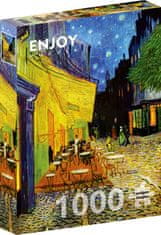 ENJOY Puzzle Vincent Van Gogh: Terasa kavarne ponoči 1000 kosov