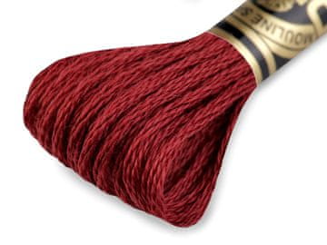Vezeninska preja DMC Mouliné Spécial Cotton - granatna