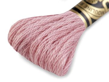Bombažna vezeninska preja DMC Mouliné Spécial Cotton, Rosebloom