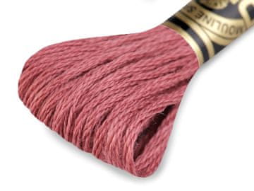 Vezeninska preja DMC Mouliné Spécial Cotton - rdeča svetla