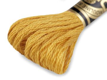 Vezeninska preja DMC Mouliné Spécial Cotton - rumena bež temna