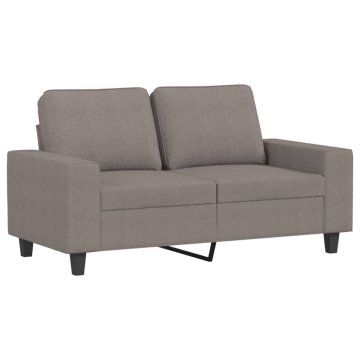 Vidaxl Dvosed taupe 120 cm blago