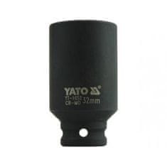 YATO Podaljšek 1/2" globoka udarna šestkotna vtičnica 32 mm CrMo