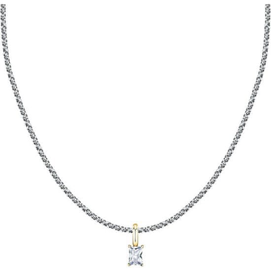 Morellato Elegantna jeklena dvobarvna ogrlica Drops SCZ1325