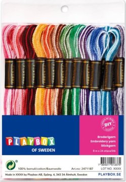 PLAYBOX Mavrične vatirane kroglice 25 kosov