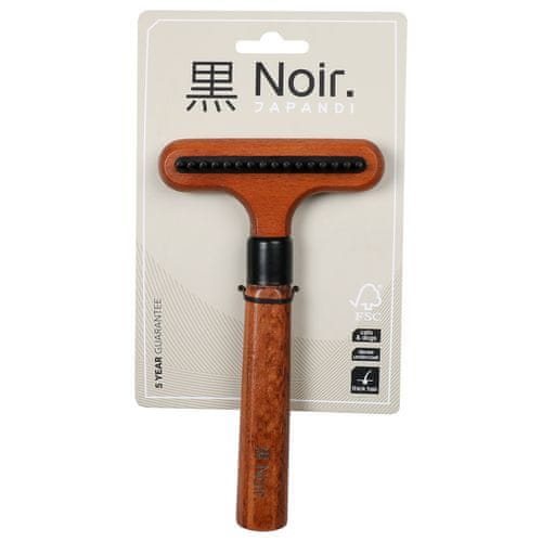 EBI NOIR JAPANDI Prečni glavnik 16 zob 17,5x9,5x3,5cm