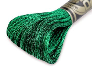 Vezeninska preja DMC Mouliné Light Effects - E699 Fern Green